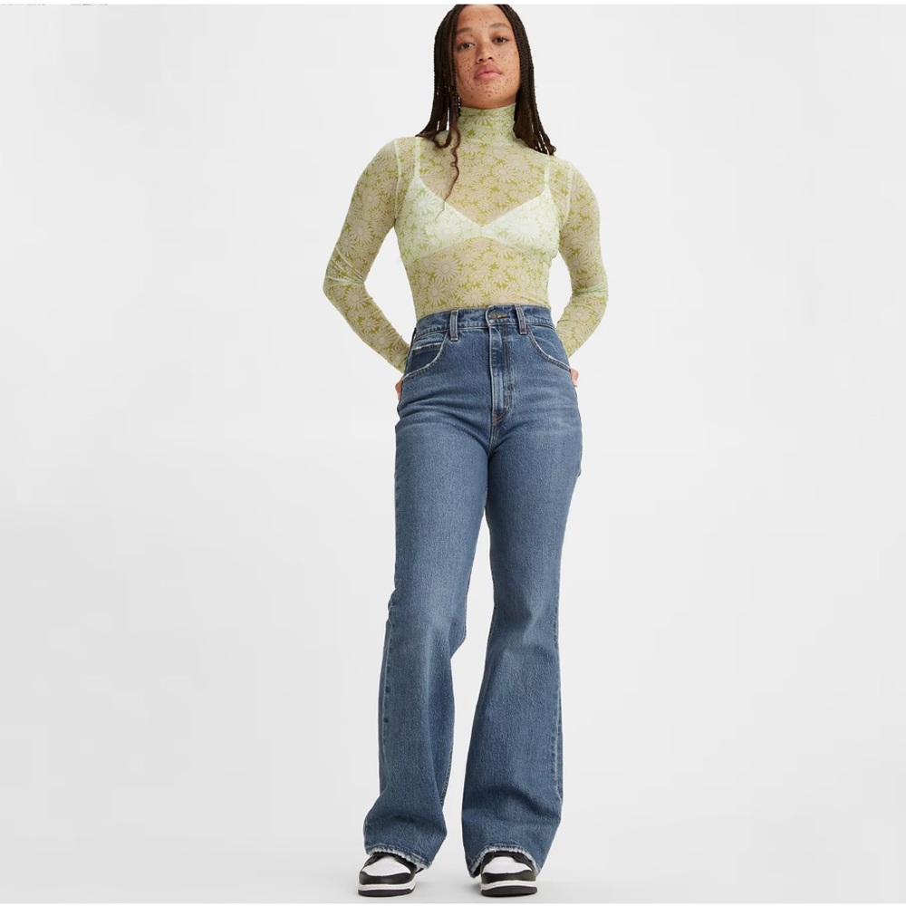 LEVI’S 70'S HIGH RISE FLARE WOMEN'S JEANS - Sonoma Step Dark Wash